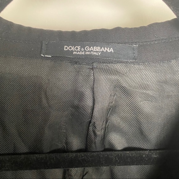 Dolce & Gabbana Men’s Black Suit Jacket 50 - Picture 5 of 9